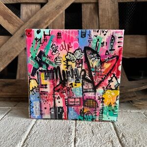 Original Acrylic on canvas “Love Moi” Manaz Raiszadeh (52)